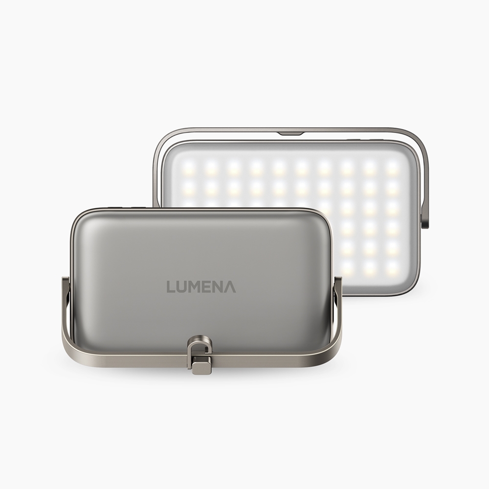 N9 LUMENA PLUS2 行動電源照明LED燈-原野灰